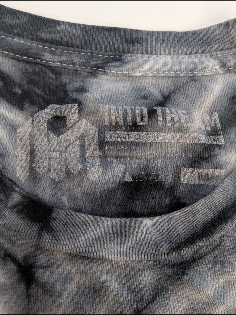 INTO THE AM Graphic Tee Mens Medium M Cosmic Balance Celestial Yin Yang Tie Dye - Picture 9 of 10